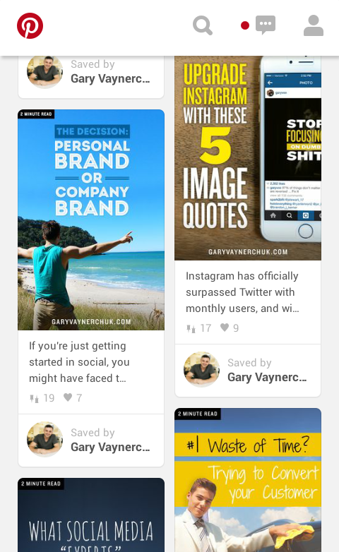 Gary Vaynerchuk pinterest