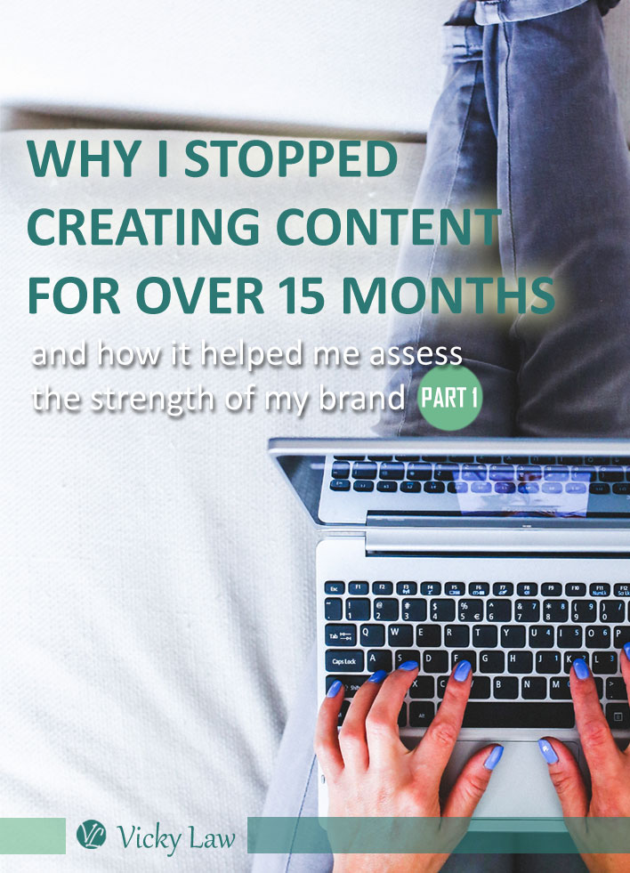 Why I Stopped Creating Content for Over 15 Months and How It Helped Me Assess the Strength of My Brand (Part 1)